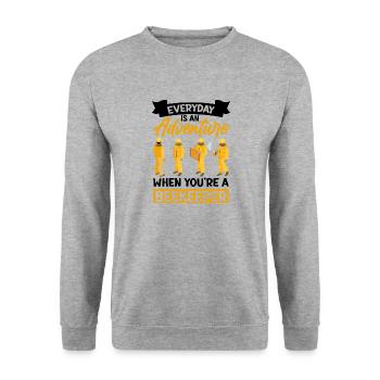 Beekeeping Beekeeping Course Beekeepers' Association Honey Bee Beekeepers - Unisex Sweatshirt - salt & pepper - Front - Alina (178cm) & Michal (187cm)