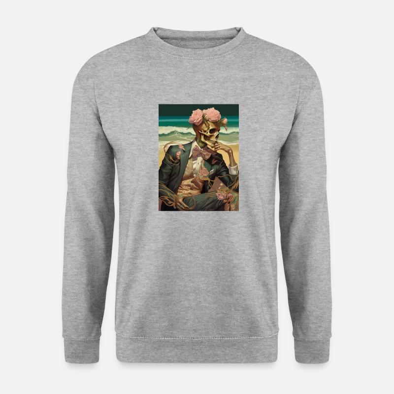 Ghotische Klasse - Unisex Pullover - Weißgrau meliert