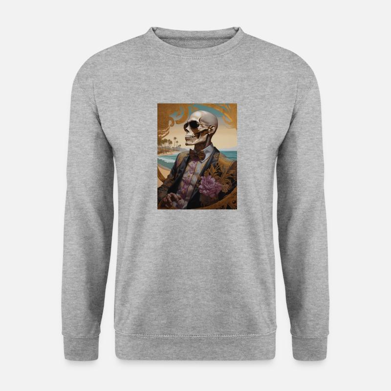 Ghotische Klasse - Unisex Pullover - Weißgrau meliert