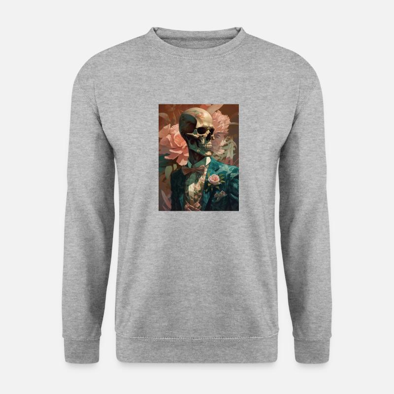 Ghotische Klasse - Unisex Pullover - Weißgrau meliert