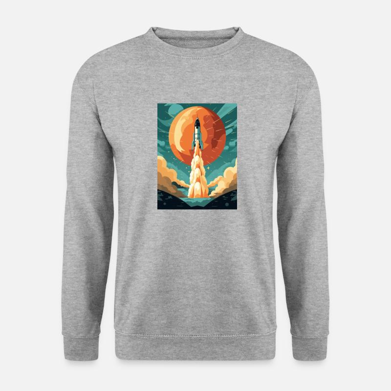 Rocket Launch Raketenstart - Unisex Sweatshirt - salt & pepper