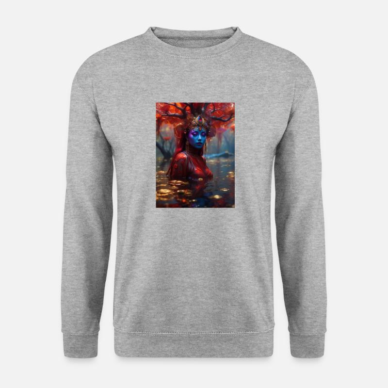 Sumpf - Unisex Pullover - Weißgrau meliert