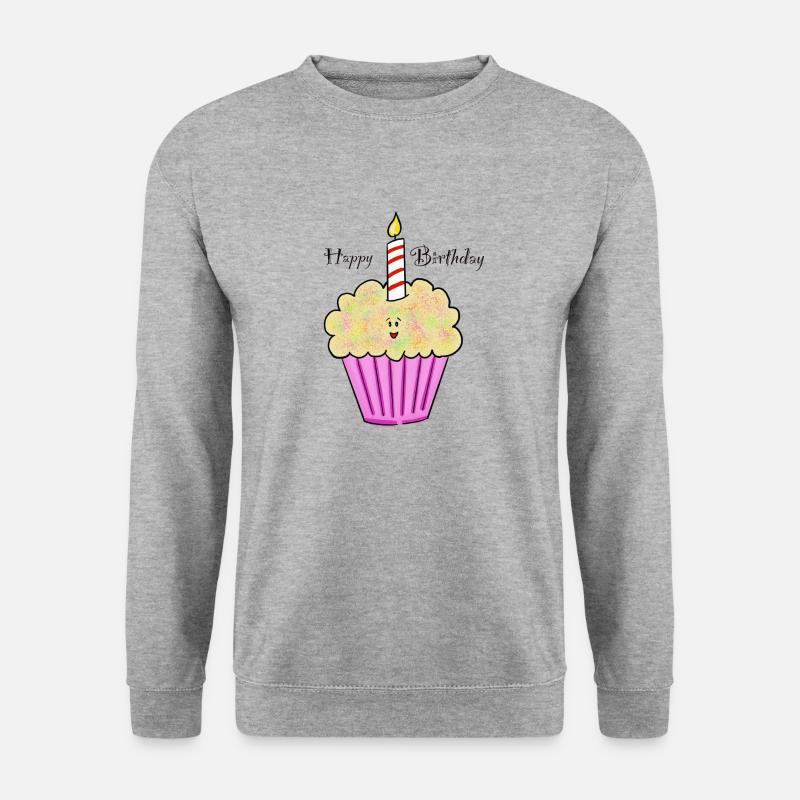 Cupcake - Unisex Pullover - Weißgrau meliert