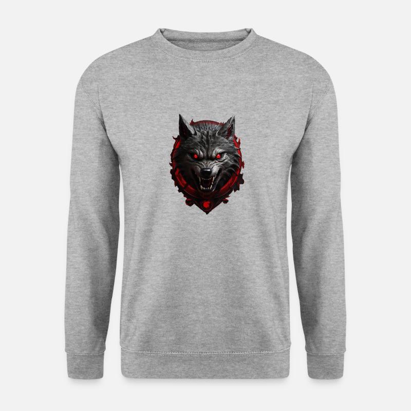 Devil's Wolf - Unisex Sweatshirt - salt & pepper