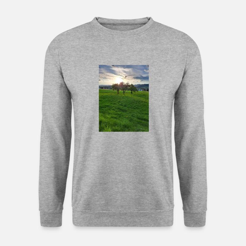1000013729 - Unisex Pullover - Weißgrau meliert