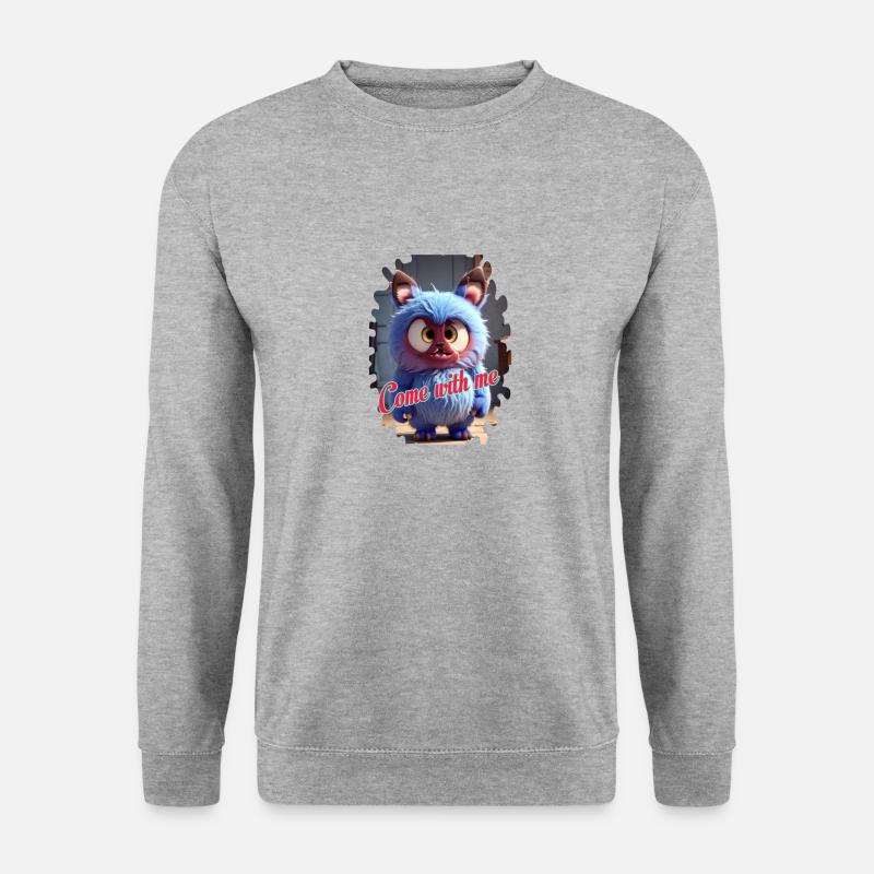 Monster 18 - Unisex Pullover - Weißgrau meliert