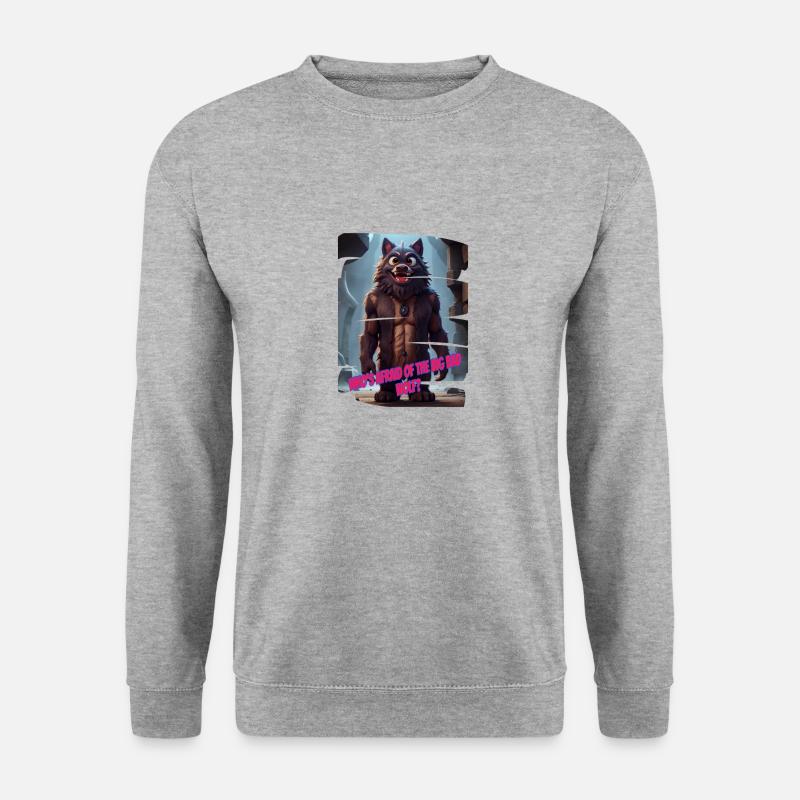 Monster 23 - Unisex Pullover - Weißgrau meliert