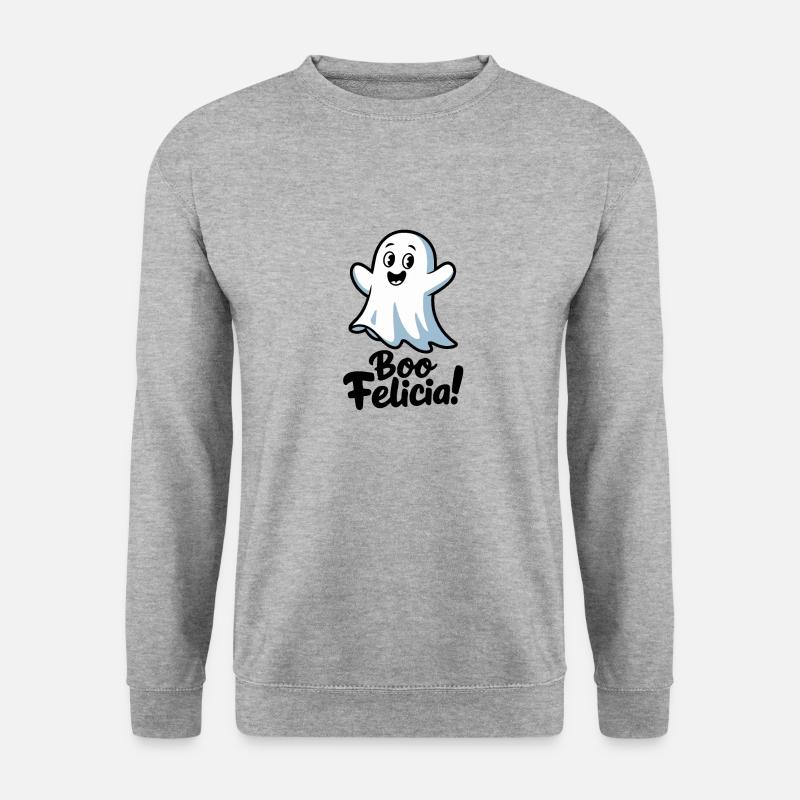 Buh Felicia! - Unisex Pullover - Weißgrau meliert
