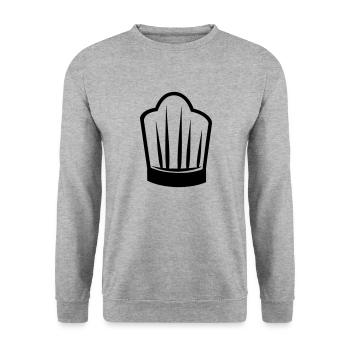 Chef de cuisine - Unisex Sweatshirt - salt & pepper - Front - Alina (178cm) & Michal (187cm)