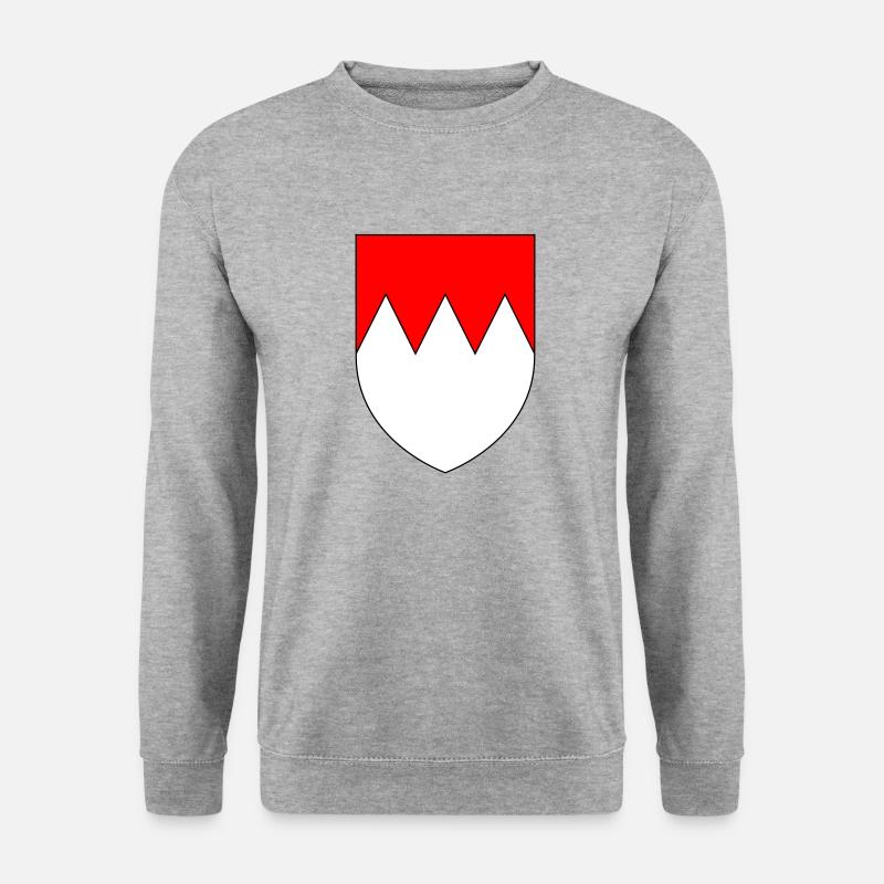 Franken - Unisex Pullover - Weißgrau meliert