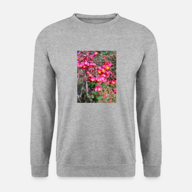 Pfaffenhütchen - Unisex Pullover - Weißgrau meliert