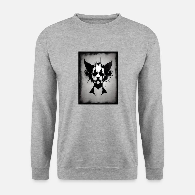 Mein Freund Jaspis - Unisex Pullover - Weißgrau meliert