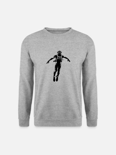 Diver - Hobby / Sport Sticker - Unisex Sweatshirt - salt & pepper