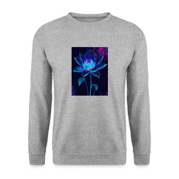S’épanouir dans le vide - Sweat-shirt Unisexe - gris chiné - Devant - Alina (178cm) & Michal (187cm)