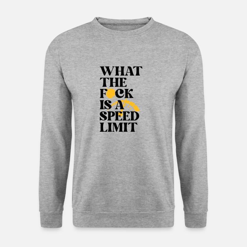 Auto - Unisex Pullover - Weißgrau meliert