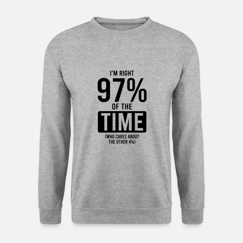 mathe mathematik - Unisex Pullover - Weißgrau meliert