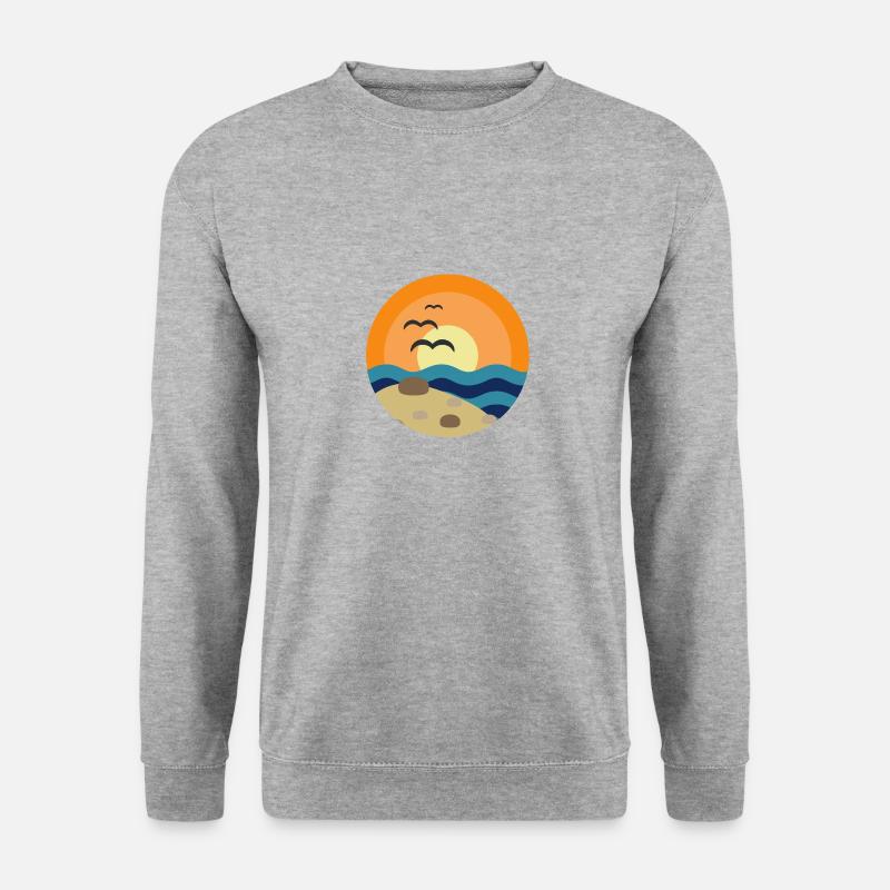 Beach - Unisex Sweatshirt - salt & pepper