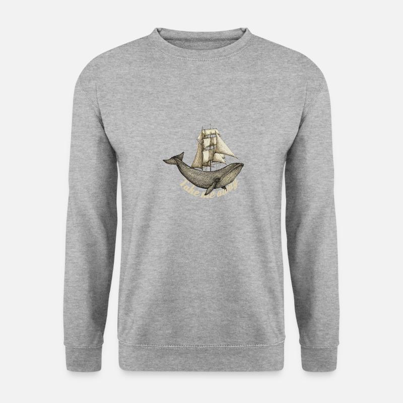 Take me away - Unisex Sweatshirt - salt & pepper