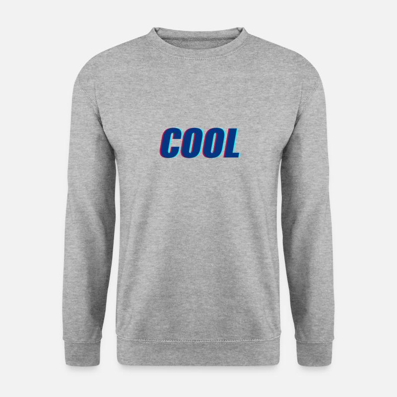 COOL - Unisex Pullover - Weißgrau meliert