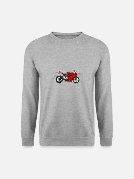 Red Motorcycle - Unisex Sweatshirt - salt & pepper