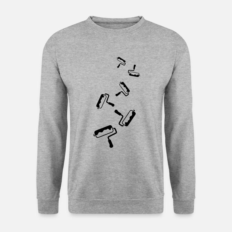 Painter Silhouette icon - Unisex Sweatshirt - salt & pepper