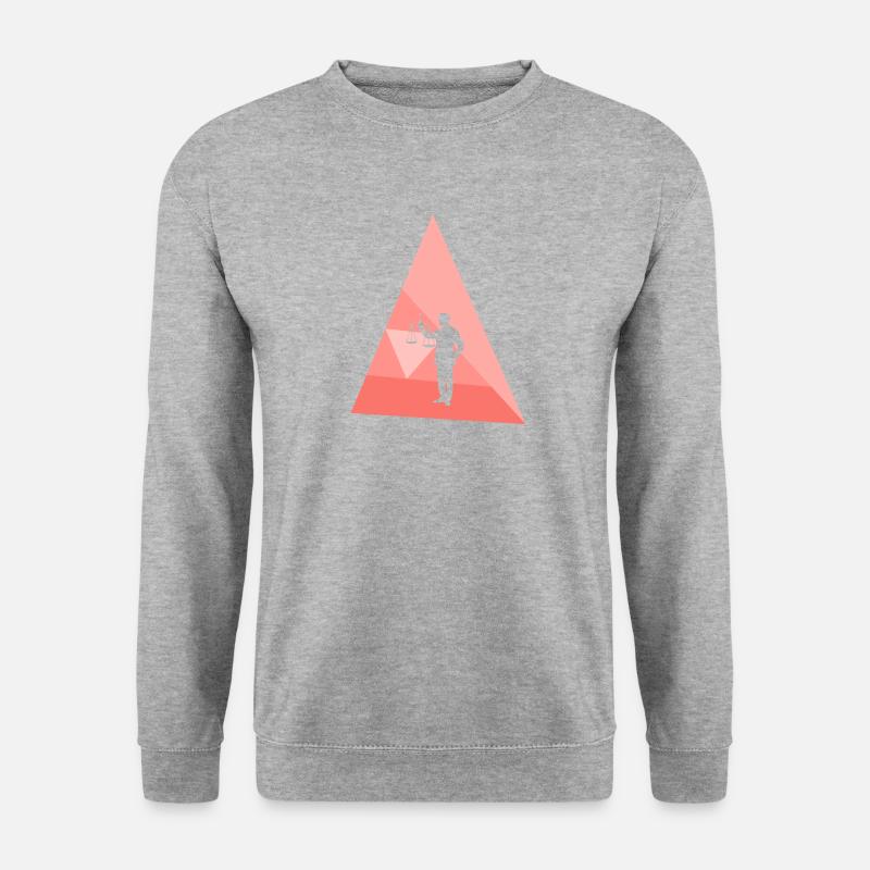 Anwalt Richter Gericht - Unisex Pullover - Weißgrau meliert