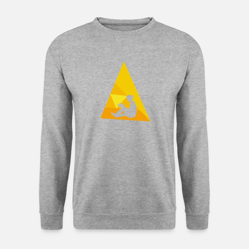 Leseratte Bildung Autor - Unisex Pullover - Weißgrau meliert