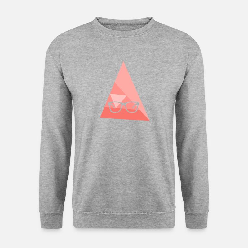 Leseratte Autor Roman - Unisex Pullover - Weißgrau meliert
