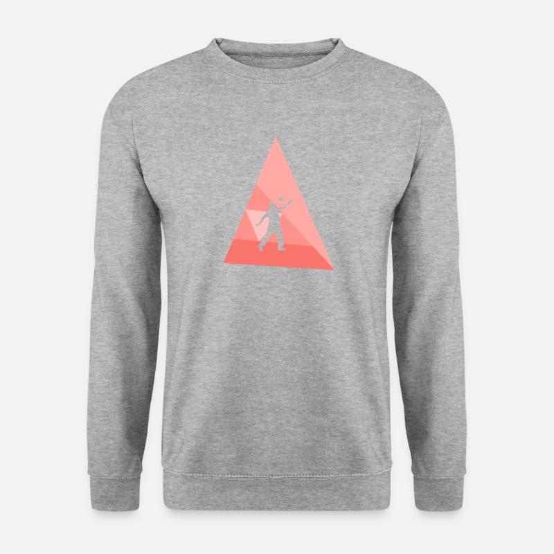 Turnier Säckchen - Unisex Pullover - Weißgrau meliert