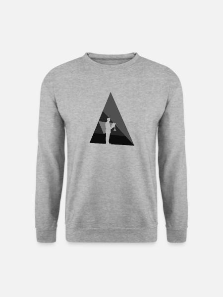 Anwalt Gericht - Unisex Pullover - Weißgrau meliert