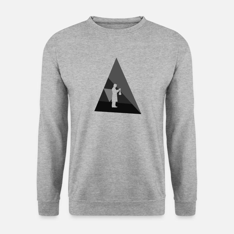 Chemist Laboratory Molecule - Unisex Sweatshirt - salt & pepper