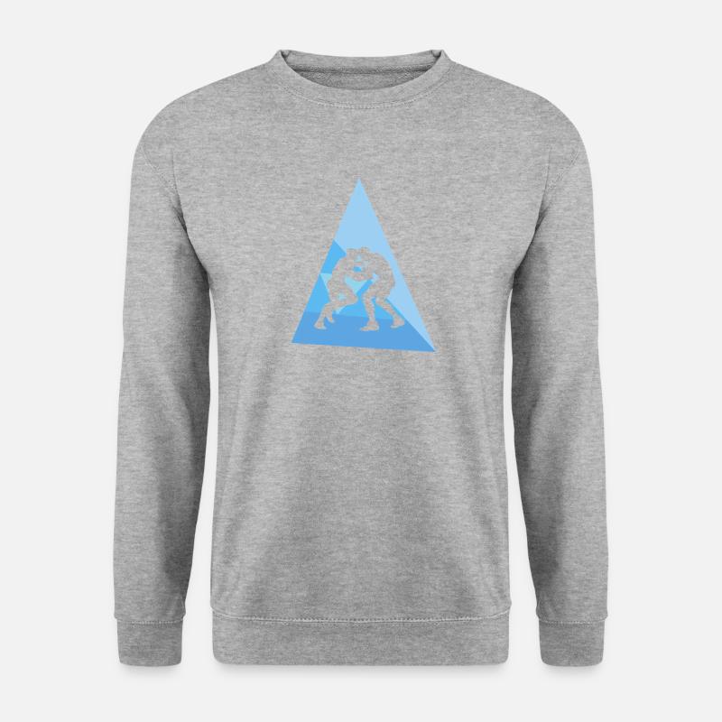 Kampfsport Wrestling - Unisex Pullover - Weißgrau meliert