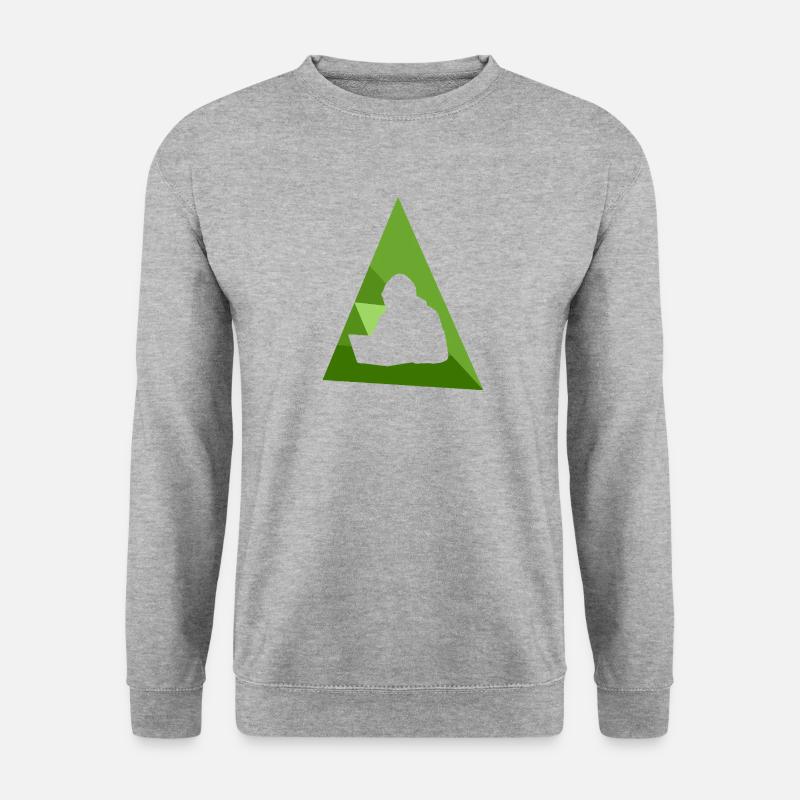 Hacker Hacken - Unisex Pullover - Weißgrau meliert