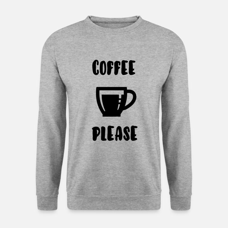 coffee please - Unisex Sweatshirt - salt & pepper