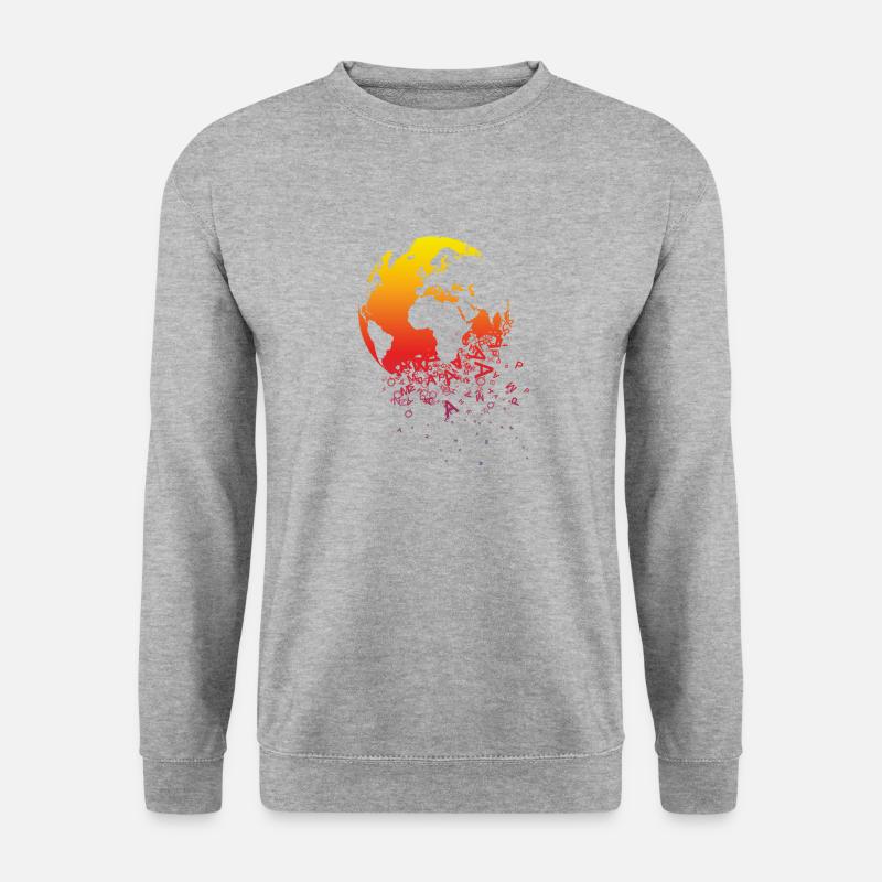 World dissolves - Unisex Sweatshirt - salt & pepper