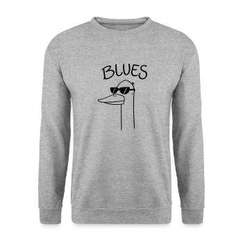 Blues Goose - Unisex Pullover - Weißgrau meliert - Vorne - Alina (178cm) & Michal (187cm)