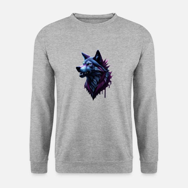 Wolf - Unisex Sweatshirt - salt & pepper