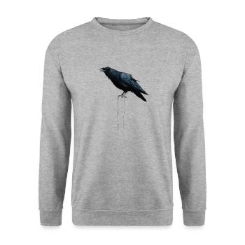 Rave - Sweat-shirt Unisexe - gris chiné - Devant - Alina (178cm) & Michal (187cm)