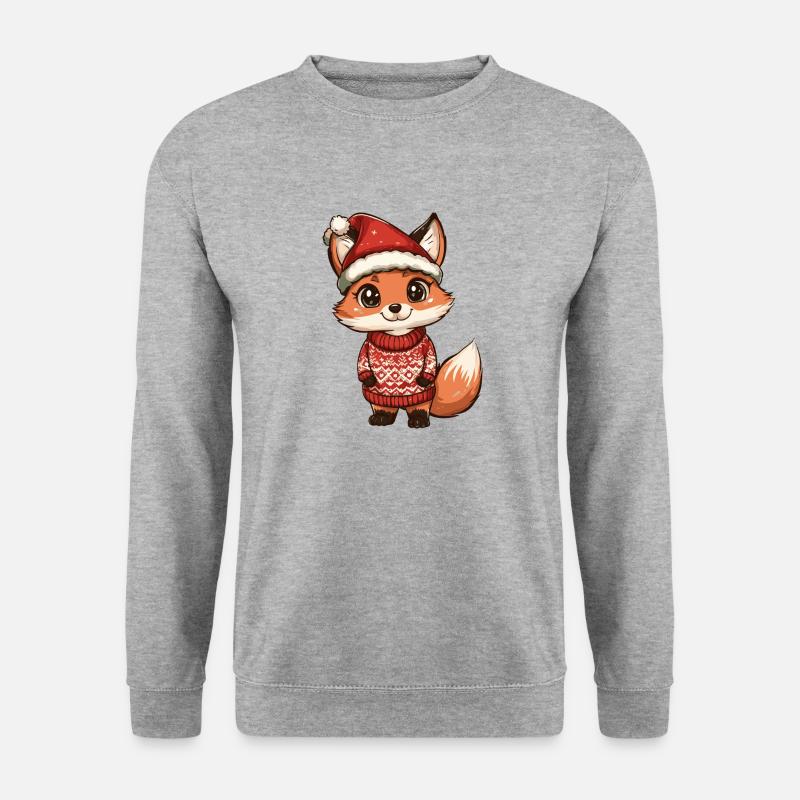 Fox Christmas - Unisex Sweatshirt - salt & pepper