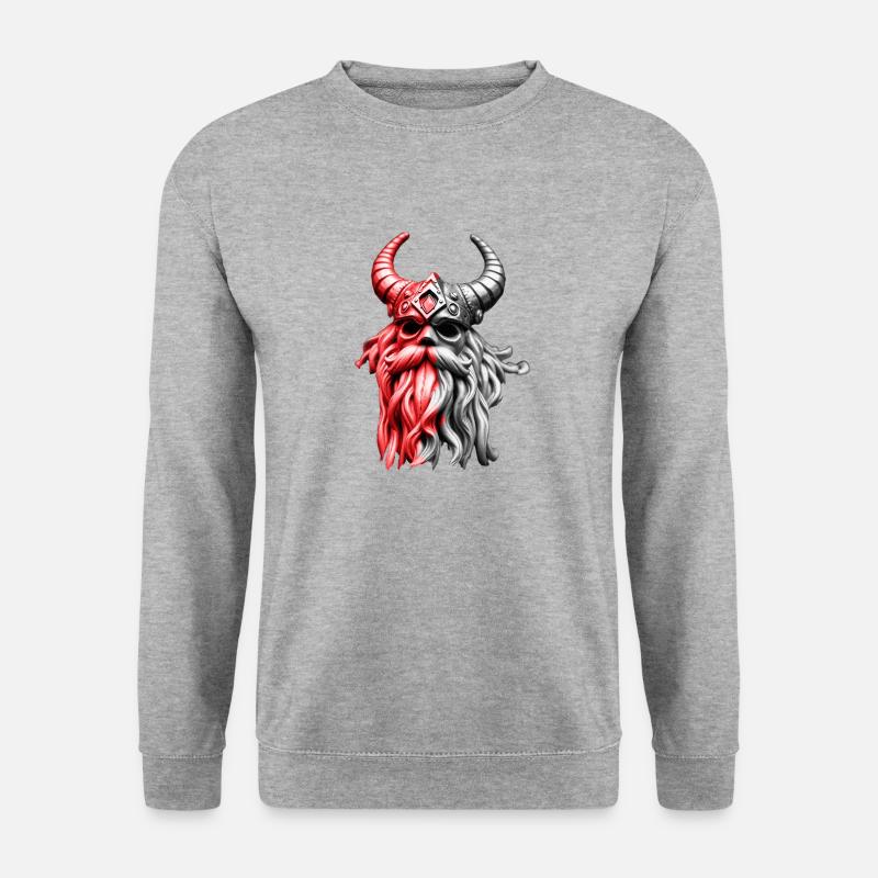 Ragnar Red - Unisex Pullover - Weißgrau meliert