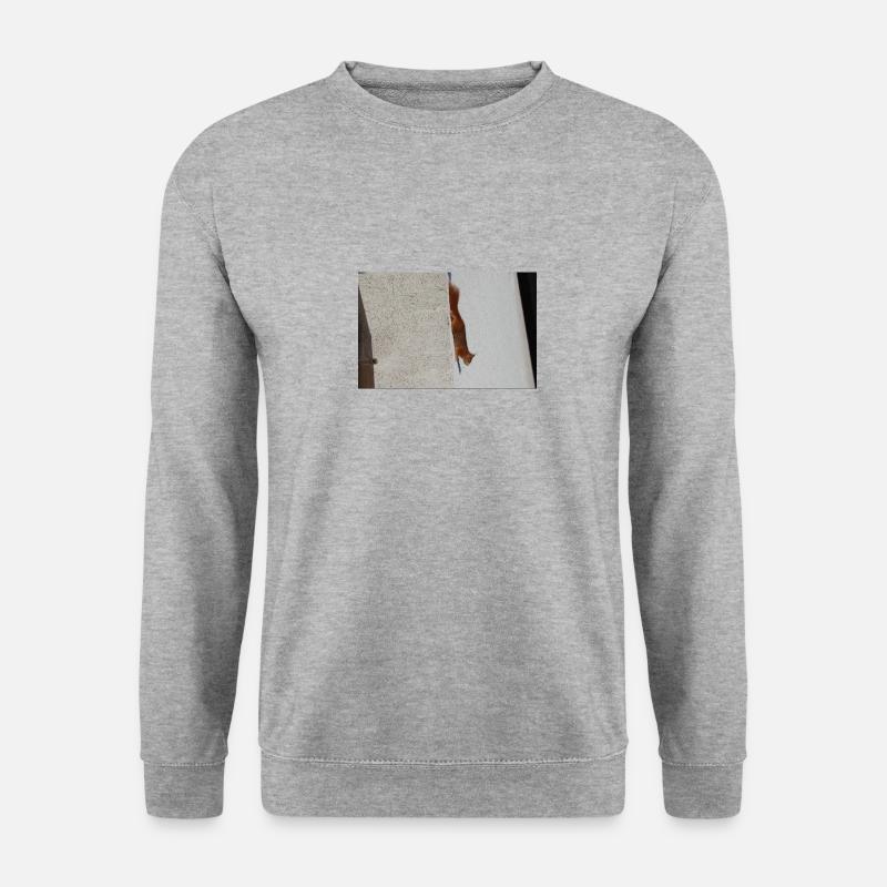 Eichhörnchen - Unisex Pullover - Weißgrau meliert