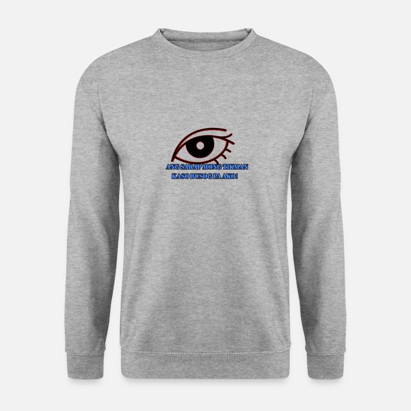 M16852082328 - Unisex Pullover - Weißgrau meliert