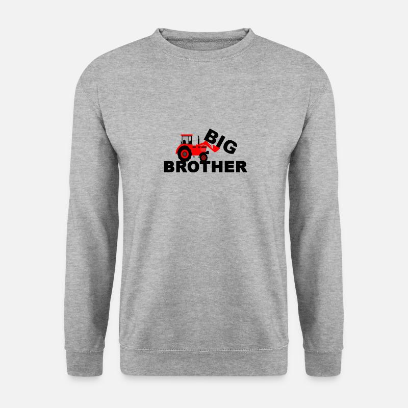 big brother - Unisex Pullover - Weißgrau meliert