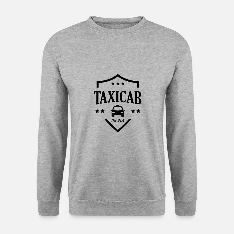 Taxi - Unisex Pullover - Weißgrau meliert