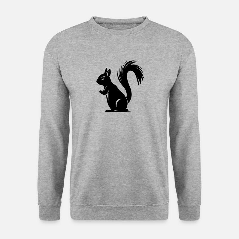 écureuil - Sweat-shirt Unisexe - gris chiné