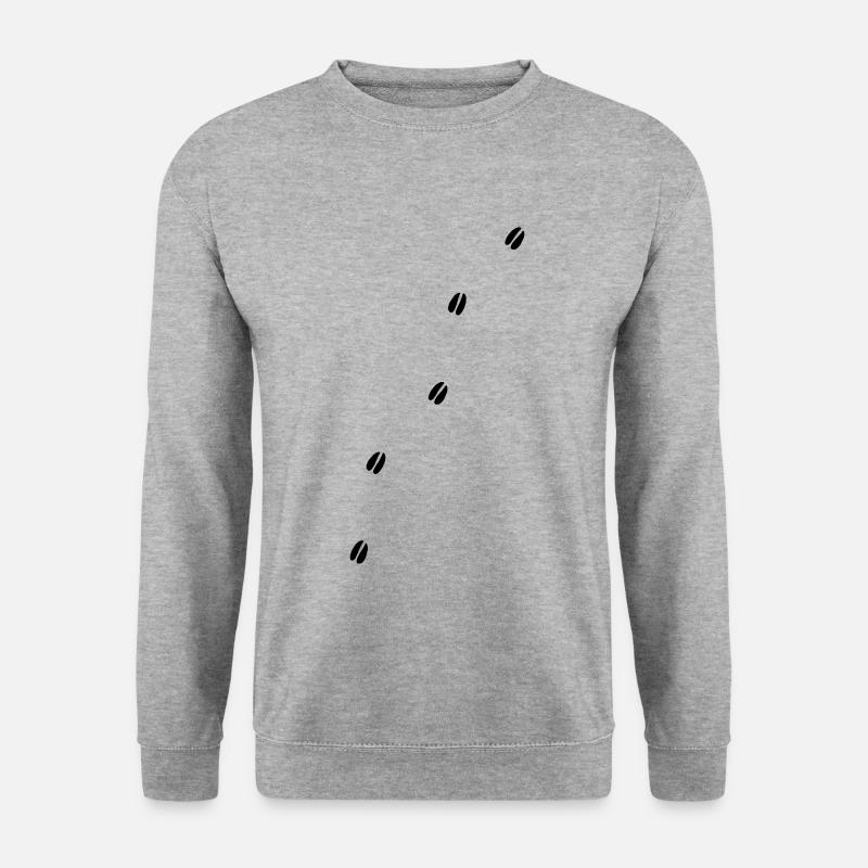sentier cerf pied forêt glade chasse daims - Sweat-shirt Unisexe - gris chiné