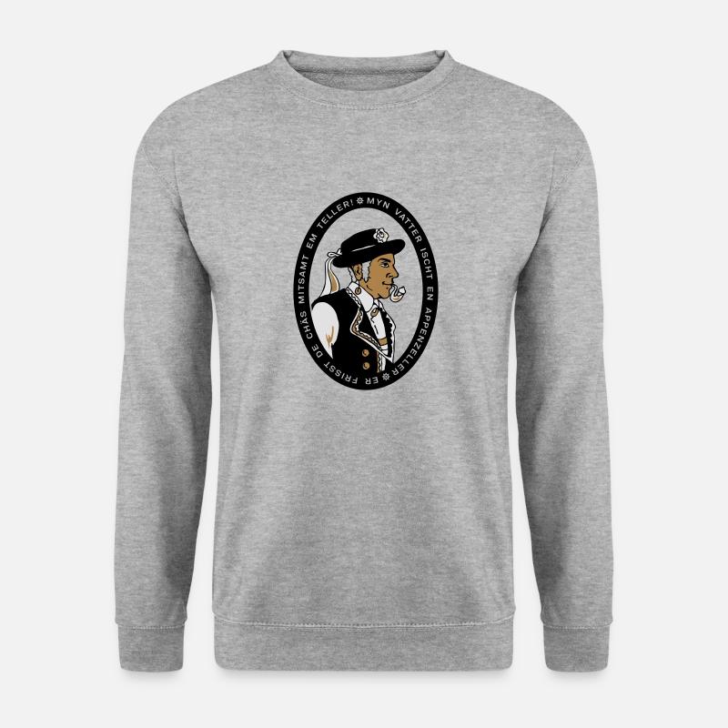 Appenzeller - Unisex Pullover - Weißgrau meliert