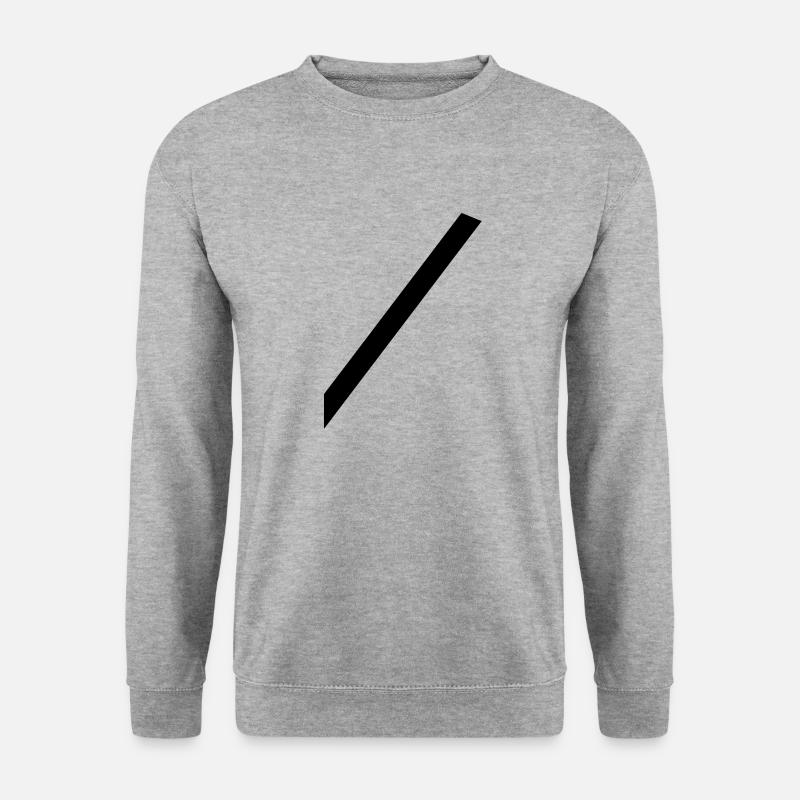 Gurtmuffel - Unisex Pullover - Weißgrau meliert