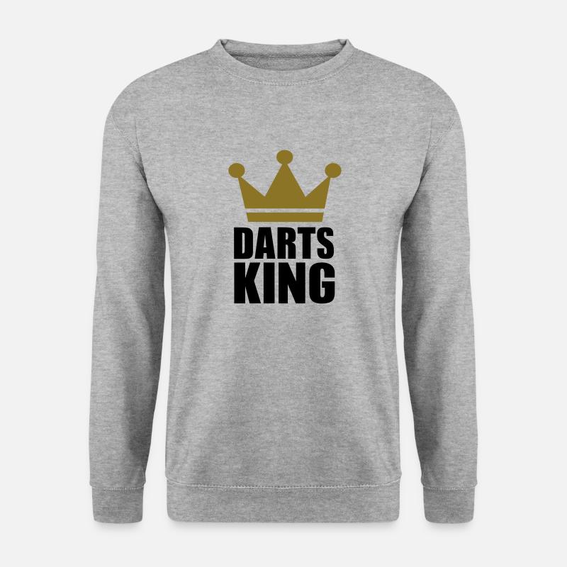 Darts King - Unisex Sweatshirt - salt & pepper