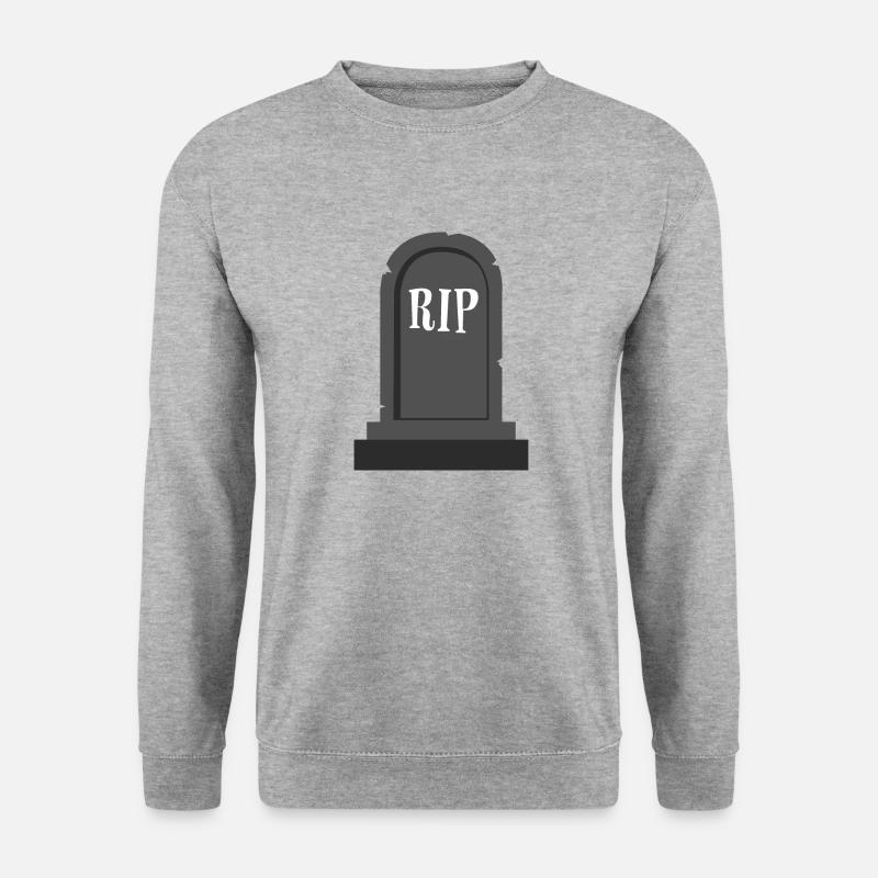 Gravestone RIP Halloween - Sweat-shirt Unisexe - gris chiné